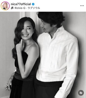 仁香さんのインスタグラム（＠nica77official）より