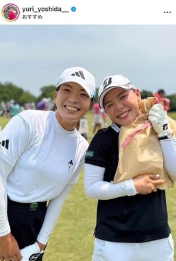 吉田優利さんのインスタグラム（＠yuri_yoshida__）より