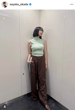 岡田紗佳さんのインスタグラム（＠sayaka_okada）より