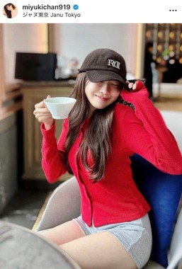 渡辺美優紀さんのインスタグラム（＠miyukichan919）より