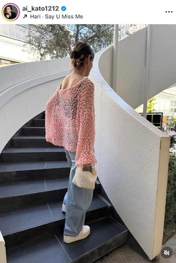 加藤あいさんのインスタグラム（＠ai_kato1212）より