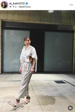 加藤あいさんのインスタグラム（＠ai_kato1212）より