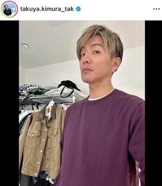 木村拓哉さんのインスタグラム（＠takuya.kimura_tak）より