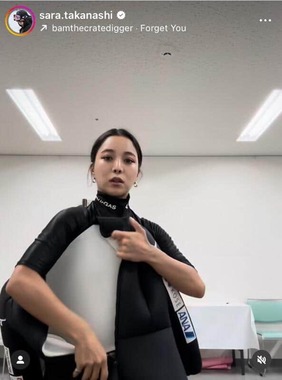 高梨沙羅選手のインスタグラム（＠sara.takanashi）より