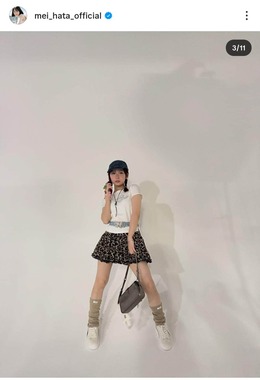 畑芽育さんのインスタグラム（＠mei_hata_official）より