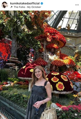 武田久美子さんのインスタグラム（＠kumikotakedaofficial）より
