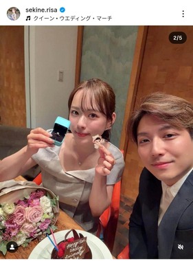 関根りささんのインスタグラム（＠sekine.risa）より