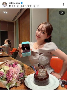 関根りささんのインスタグラム（＠sekine.risa）より