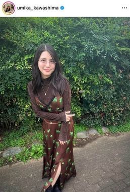 川島海荷さんのインスタグラム（＠umika_kawashima）より