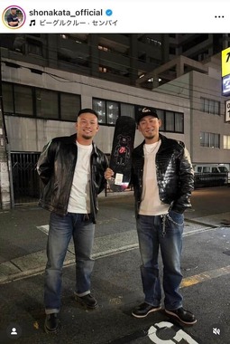 中田翔さんのインスタグラム（＠shonakata_official）より