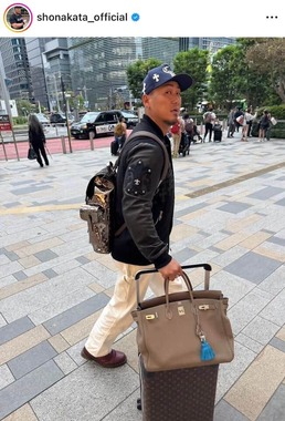 中田翔さんのインスタグラム（＠shonakata_official）より