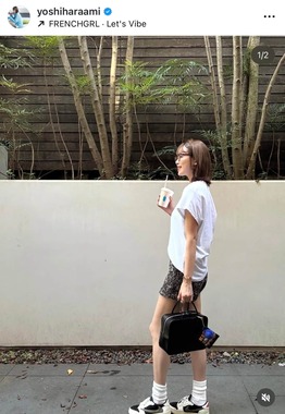 良原安美さんのインスタグラム（＠yoshiharaami）より