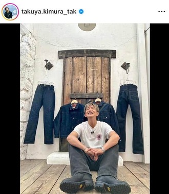 木村拓哉さんのインスタグラム（＠takuya.kimura_tak）より