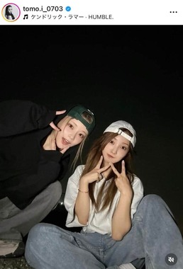 板野友美さんのインスタグラム（＠tomo.i_0703）より