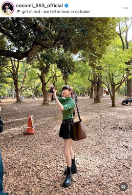 Cocomiさんのインスタグラム（＠cocomi_553_official）より