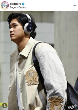 ドジャースの公式のインスタグラム（＠dodgers）より
