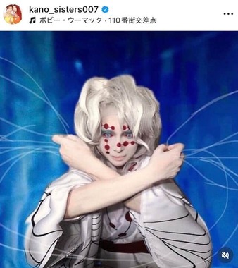 叶姉妹のインスタグラム（＠kano_sisters007）より