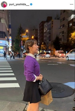 吉田優利選手のインスタグラム（＠yuri_yoshida__）より