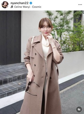 小嶋陽菜さんのインスタグラム（＠nyanchan22）より