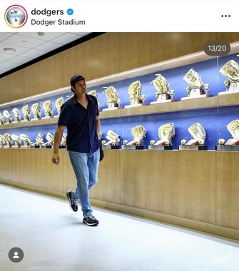 ドジャーズの公式インスタグラム（＠dodgers）より
