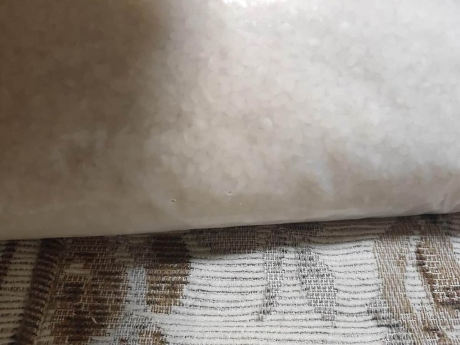 空気穴が開いていたという（写真は、ぽちたま＠Mo20ZupFZz3Gjtdさん提供）