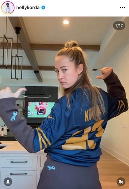 ネリー・コルダ選手のインスタグラム（＠nellykorda）より