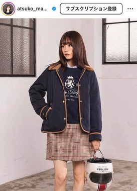 前田敦子さんのインスタグラム（＠atsuko_maeda_official）より