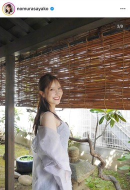 野村彩也子さんのインスタグラム（＠nomurasayako）より