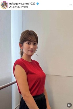 中川安奈さんのインスタグラム（＠nakagawa.anna1022）より