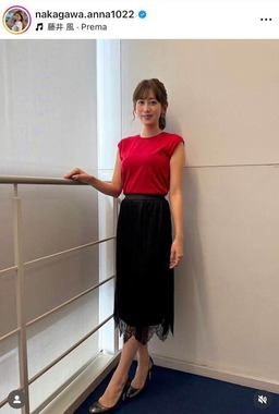 中川安奈さんのインスタグラム（＠nakagawa.anna1022）より