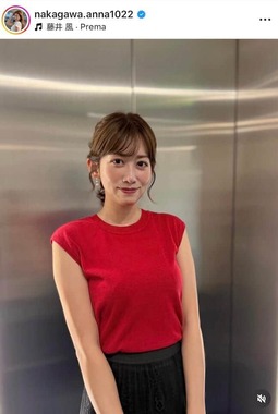 中川安奈さんのインスタグラム（＠nakagawa.anna1022）より