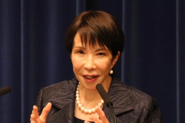 高市早苗首相（2025年10月21日撮影）