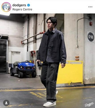 ドジャースの公式のインスタグラム（＠dodgers）より