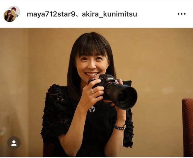 小林麻耶さんのインスタグラム（＠maya712star9）より