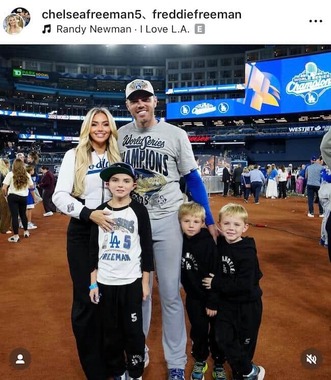 チェルシー・フリーマンさんのインスタグラム（＠chelseafreeman5）より