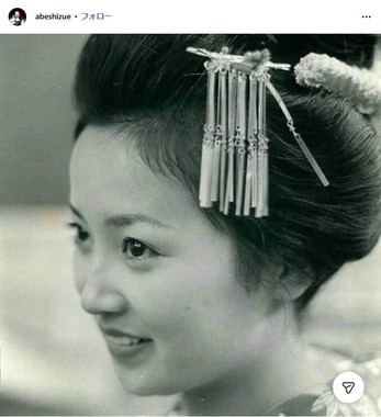 あべ静江さんのインスタグラム（@abeshizue）より