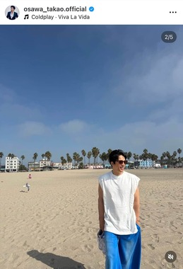 大沢たかおさんのインスタグラム（＠osawa_takao.official）より
