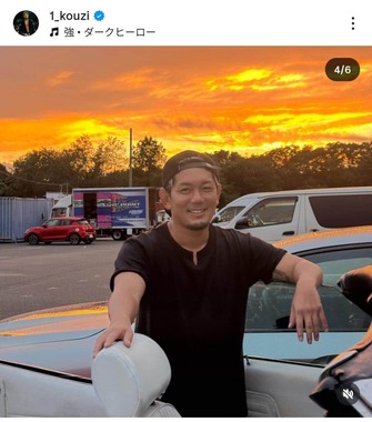 皇治選手のインスタグラム（＠1_kouzi）より