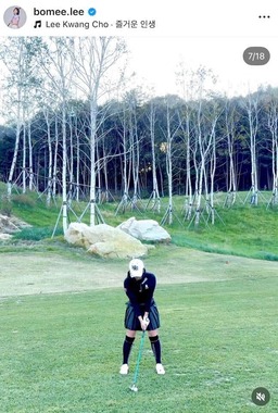 イ・ボミさんのインスタグラム（＠bomee.lee）より