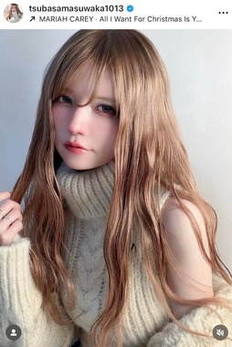 益若つばささんのインスタグラム（＠tsubasamasuwaka1013）より