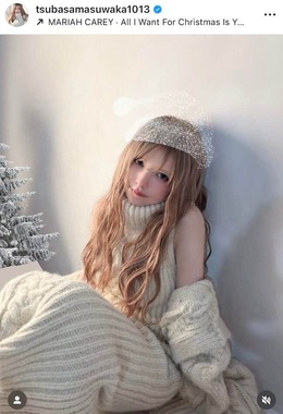 益若つばささんのインスタグラム（＠tsubasamasuwaka1013）より