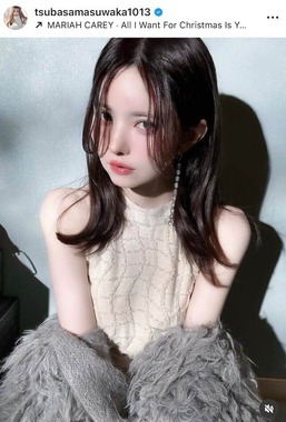 益若つばささんのインスタグラム（＠tsubasamasuwaka1013）より
