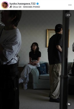 長谷川京子さんのインスタグラム（＠kyoko.hasegawa.722）より