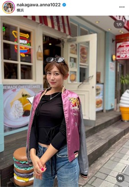 中川安奈さんのインスタグラム（＠nakagawa.anna1022）より
