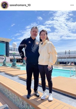 澤穂希さんのインスタグラム（＠sawahomare_10）より