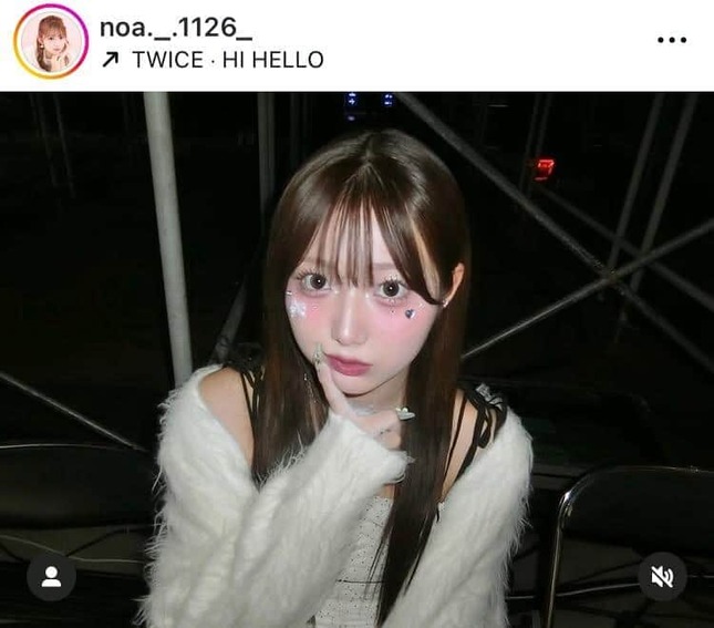 希空さんのインスタグラム（＠noa._.1126_）より