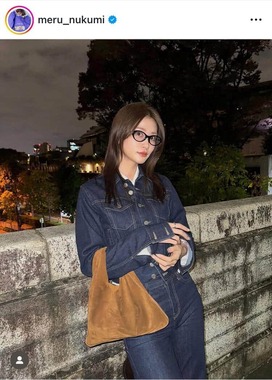 生見愛瑠さんのインスタグラム（＠meru_nukumi）より
