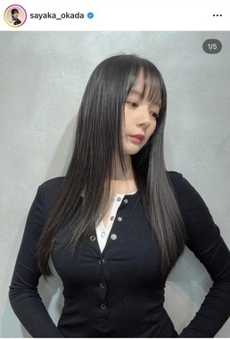 岡田紗佳さんのインスタグラム（＠sayaka_okada）より