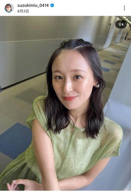 鈴木美羽さんのインスタグラム（＠suzukimiu_0414）より
