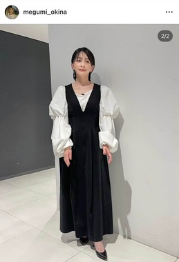 奥菜恵さんのインスタグラム（＠megumi_okina）より